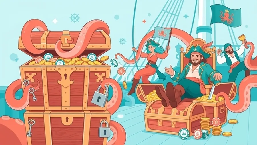 Caja FatPirate con cripto y fiat