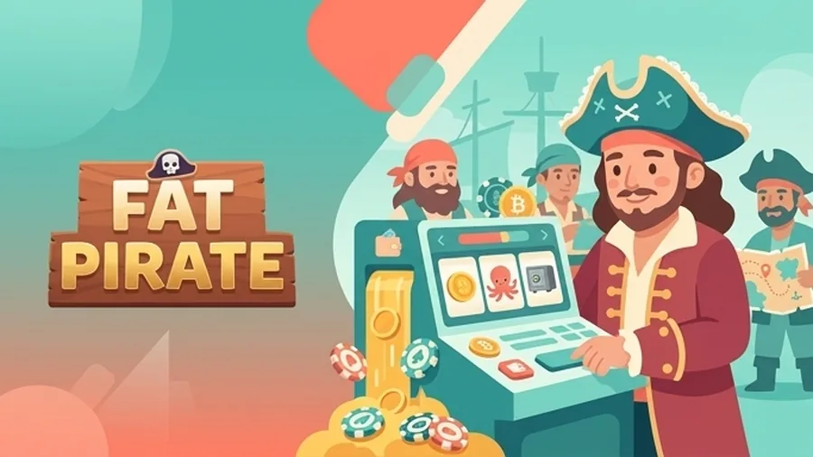 FatPirate Casino Login-Maske mit E-Mail-Eingabe